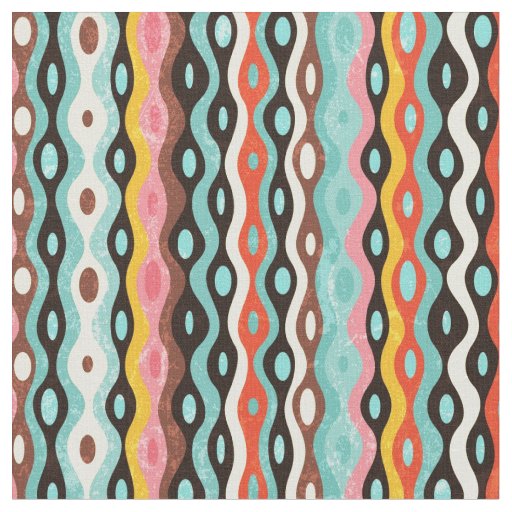 Abstract multicolor pattern fabric