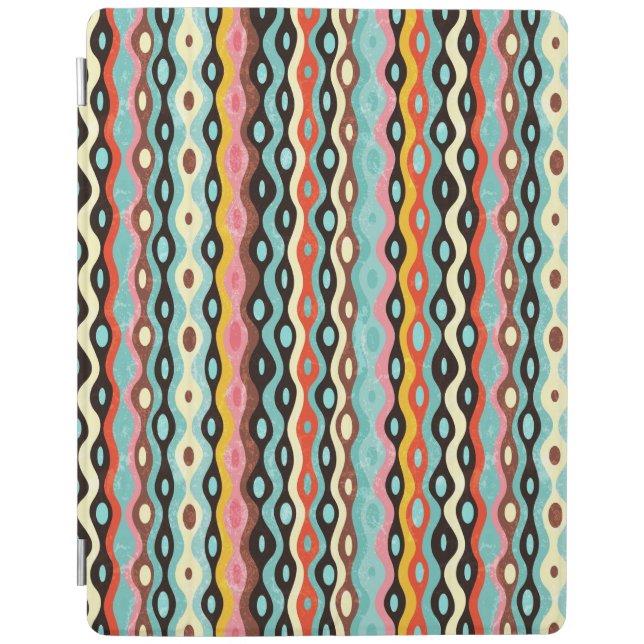 Abstract multicolor pattern iPad smart cover (Front)