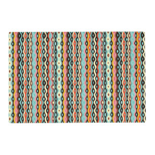 Abstract multicolor pattern placemat