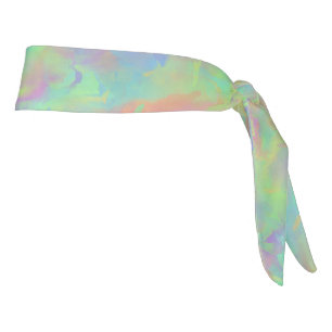 Abstract Multicolor Pattern Tie Headband