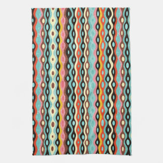 Abstract multicolor pattern towel