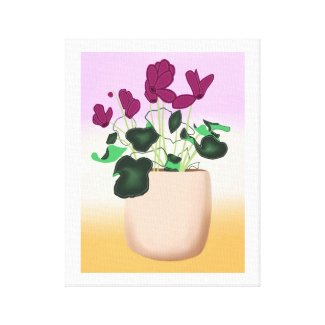 Abstract Multicolor Spring Flowers