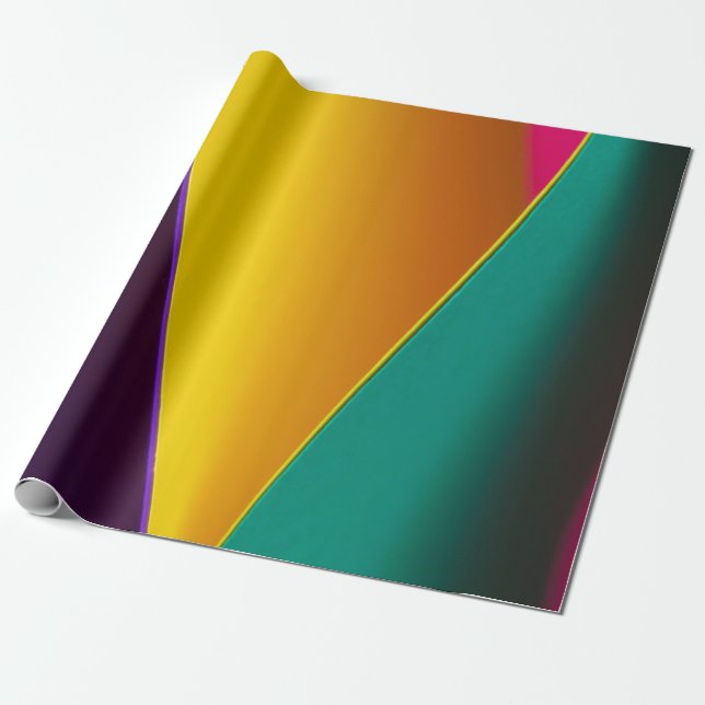 Abstract multicolored background wrapping paper (Unrolled)