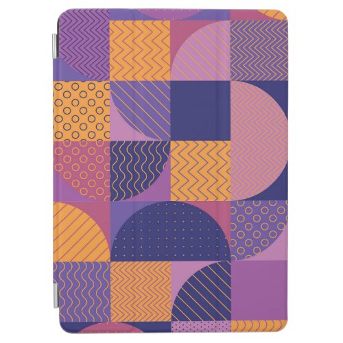 Abstract Multicolored Geometric Vintage Pattern iPad Air Cover