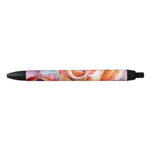 Abstract Multicolored Swirls Pen