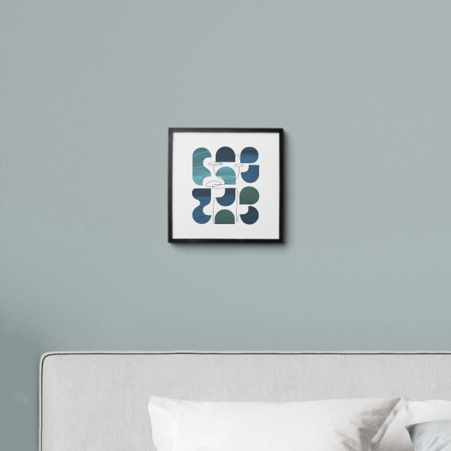 Abstract Mural Design Peel And Stick Photo Tile (Bedroom)