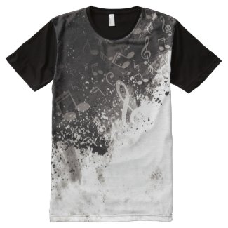 Abstract music background Men's Shirt