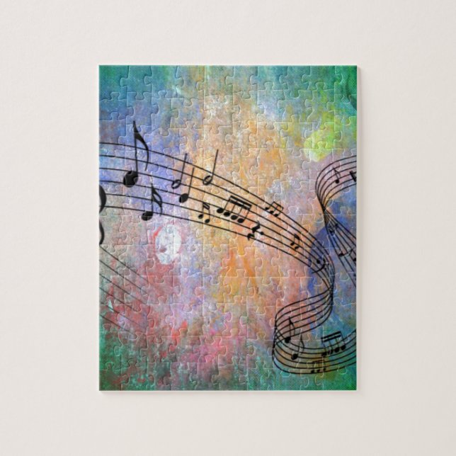 abstract music jigsaw puzzle (Vertical)