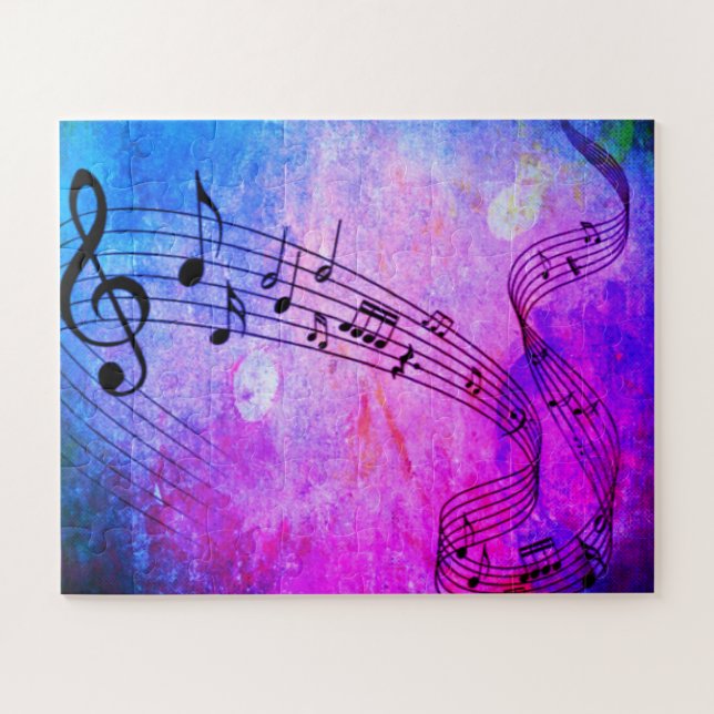 abstract music jigsaw puzzle (Horizontal)