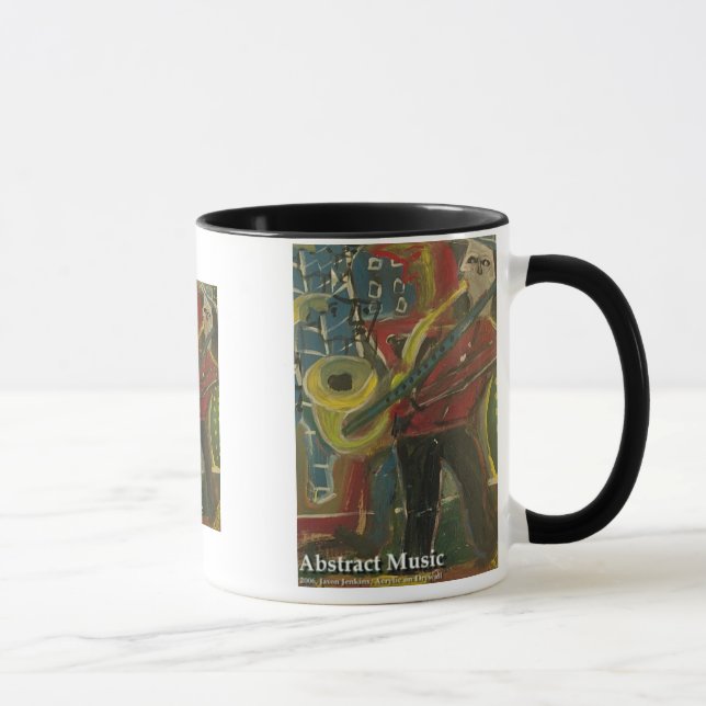 abstract music mug (Right)