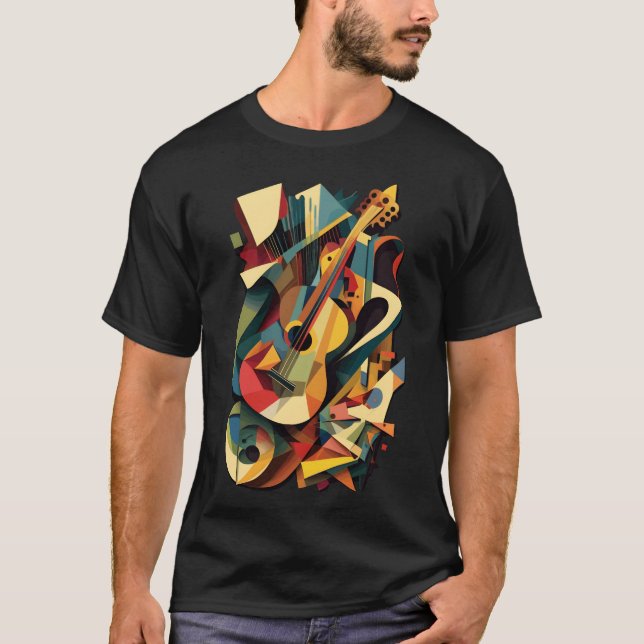Abstract Music T-Shirt (Front)