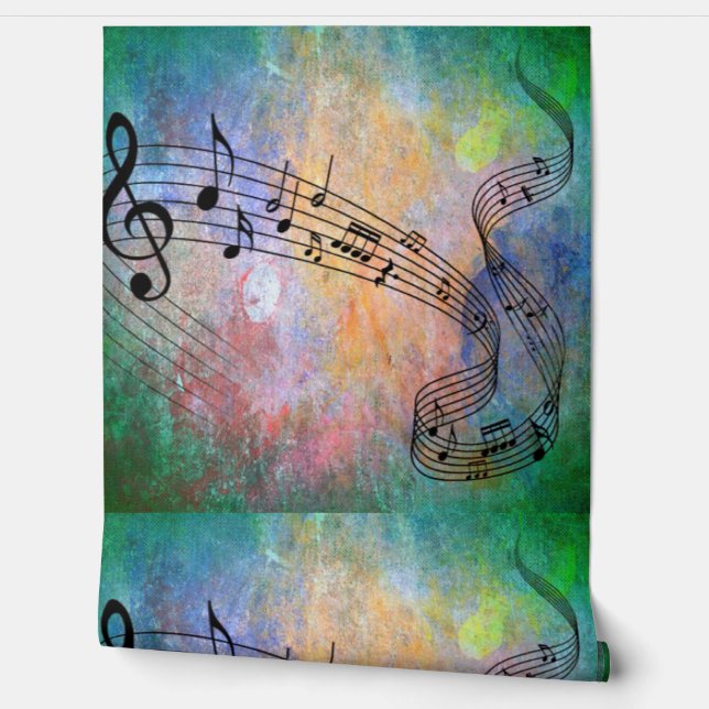 abstract music wallpaper  (Unrolling)