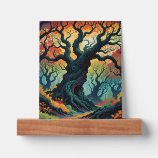 Abstract Mystical Trees Picture Ledge