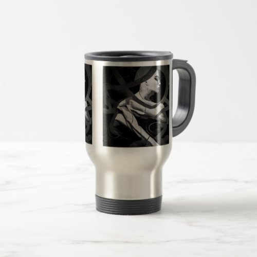 Abstract Mythology TravelCommuter Mug 15 oz  Travel Mug