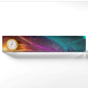 Abstract Name Plate