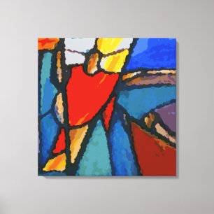 Abstract Nativity Canvas Print