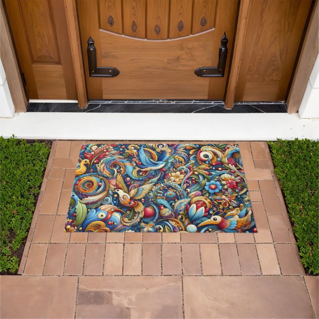 Abstract Natural Patterns Doormat (Outdoor)