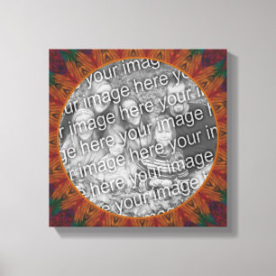 Abstract Nature Art Create Your Own Photo Canvas Print