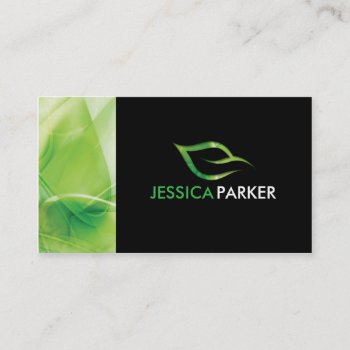 Abstract - Nature Business Card by fireflidesigns at Zazzle