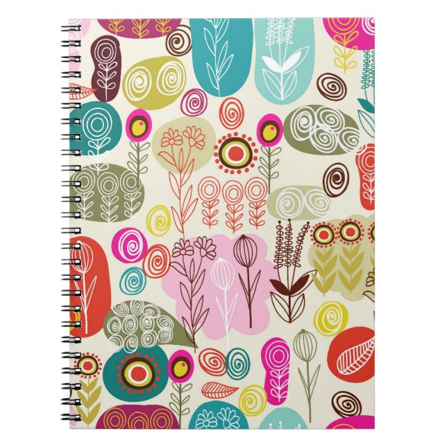 Abstract Nature Icons Notebook (Front)