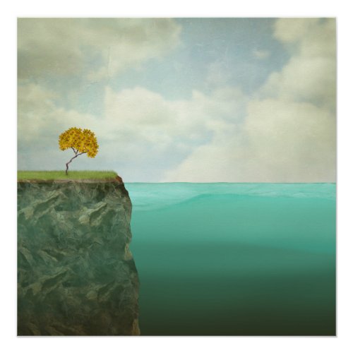 Abstract Nature Landscape Art Poster