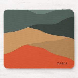 Abstract nature landscape mouse pad