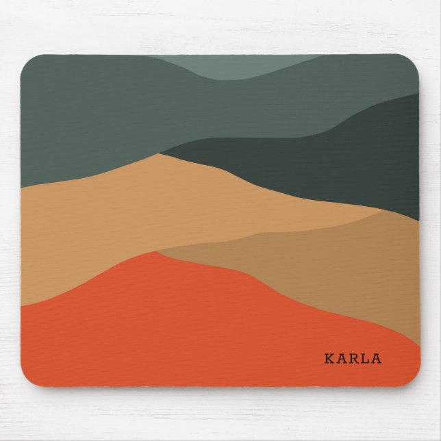 Abstract nature landscape mouse pad (Front)