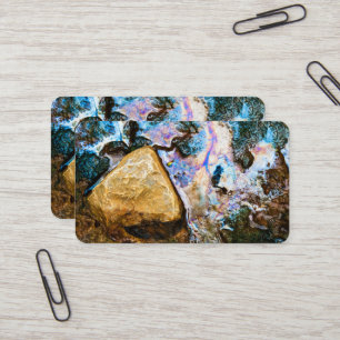 abstract nature still water business card