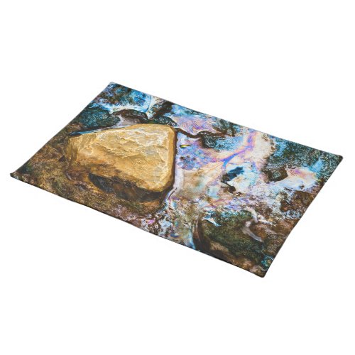 abstract nature still water cloth placemat