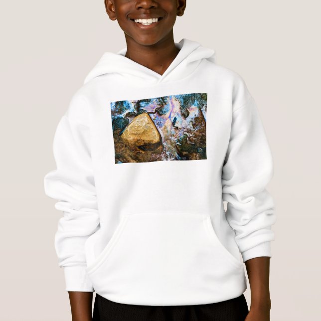 abstract nature still water hoodie (Front)