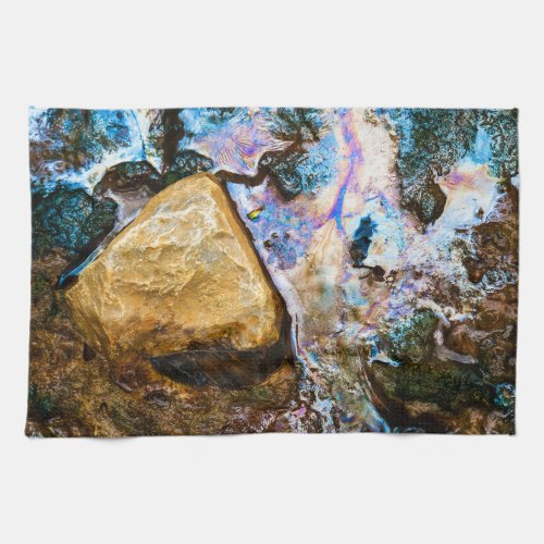 abstract nature still water kitchen towel