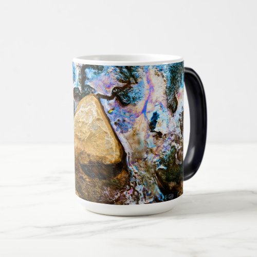 abstract nature still water magic mug