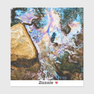 abstract nature still water sticker