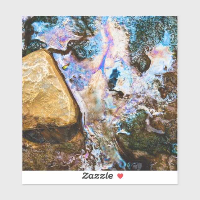 abstract nature still water sticker (Sheet)
