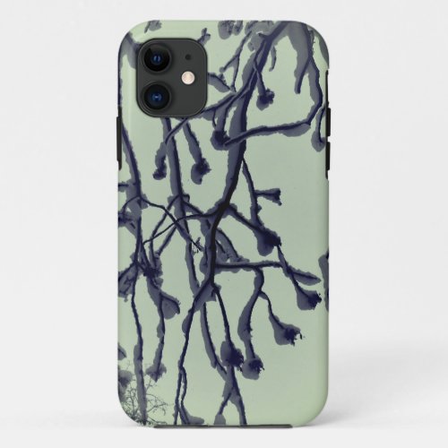 Abstract Nature Tree Snow iPhone  iPad case