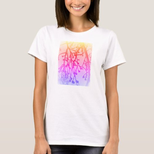 Abstract Nature Tree Snow T_Shirt