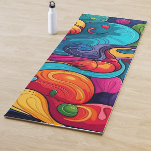 Abstract Nature Yoga Mat – Eco-Friendly Comfort