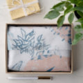 Abstract Nautical Beach Blue Peach Distressed (1) Tissue Paper | Zazzle