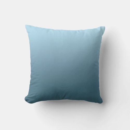 Abstract navy marine blue pure color trend modern throw pillow