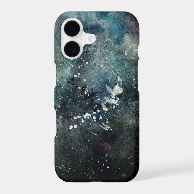 Abstract Nebula Galaxy iPhone Case (Back)