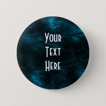 Abstract Nebula Texture - Blue Pinback Button by VoXeeD at Zazzle