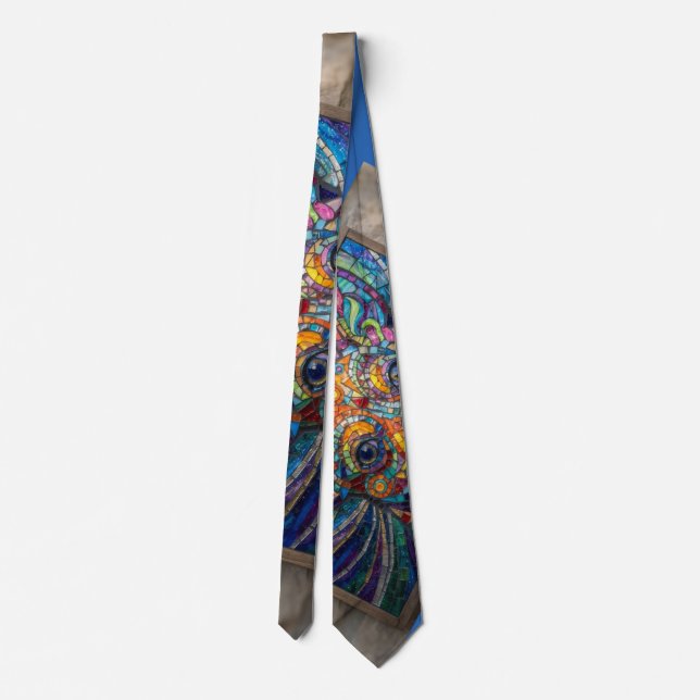 Abstract Neck Tie (Back)
