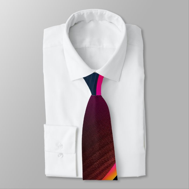 Abstract   neck tie (Tied)