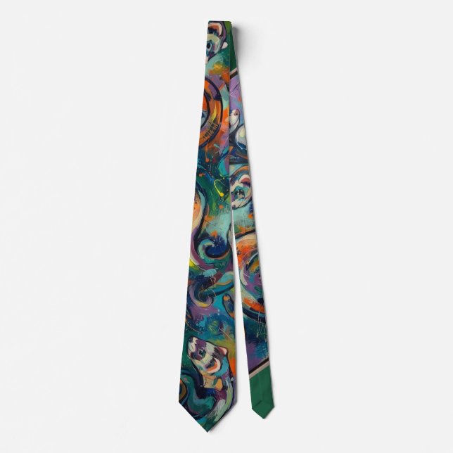 Abstract Neck Tie (Front)