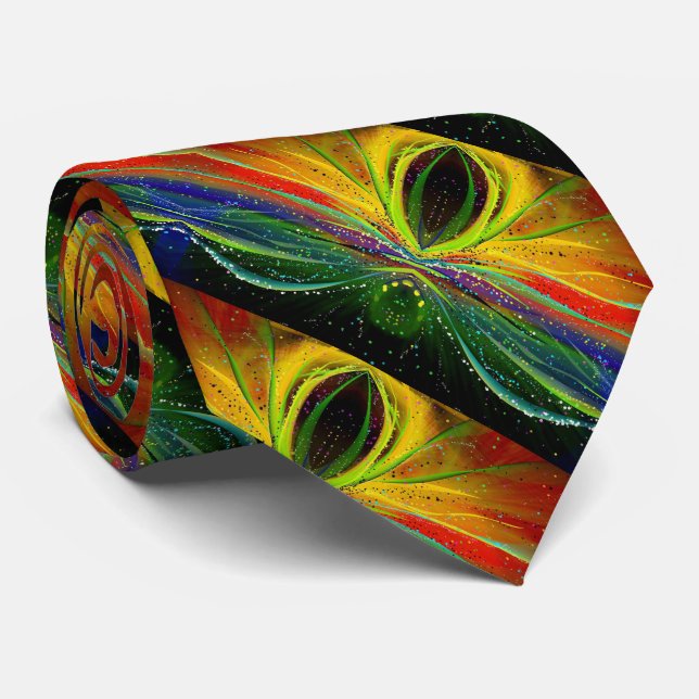 Abstract Neck Tie (Rolled)