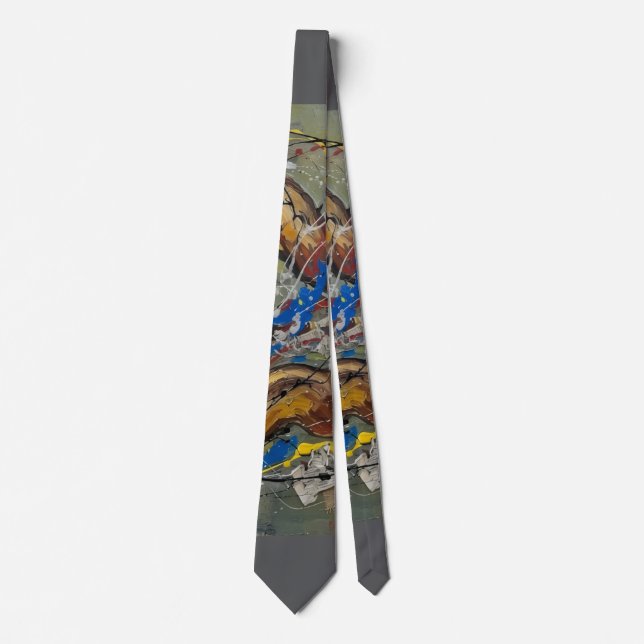 Abstract  neck tie (Front)