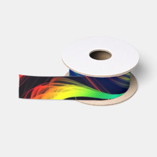 Abstract Neon Color Ribbon
