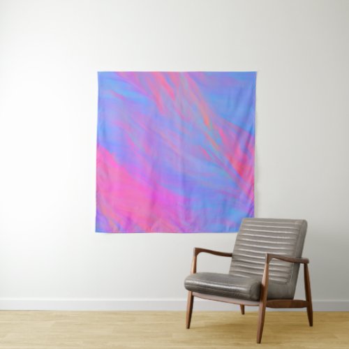 Abstract Neon Ink Flow Tapestry