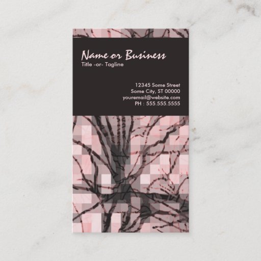 Customizable abstract nerves business card template
