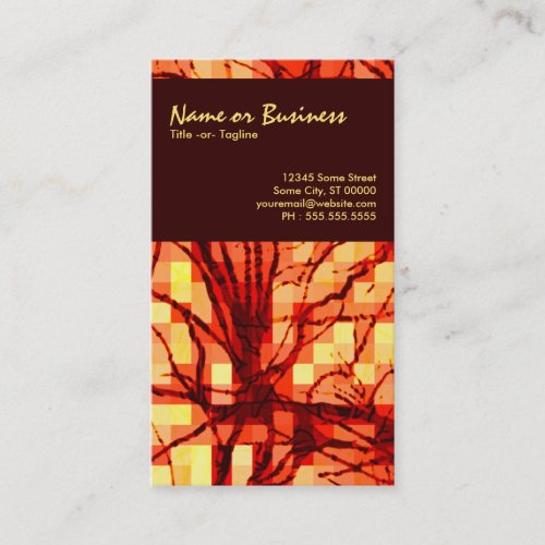 abstract nerves business card